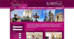Desktop Screenshot of en.paris-select-appart.com